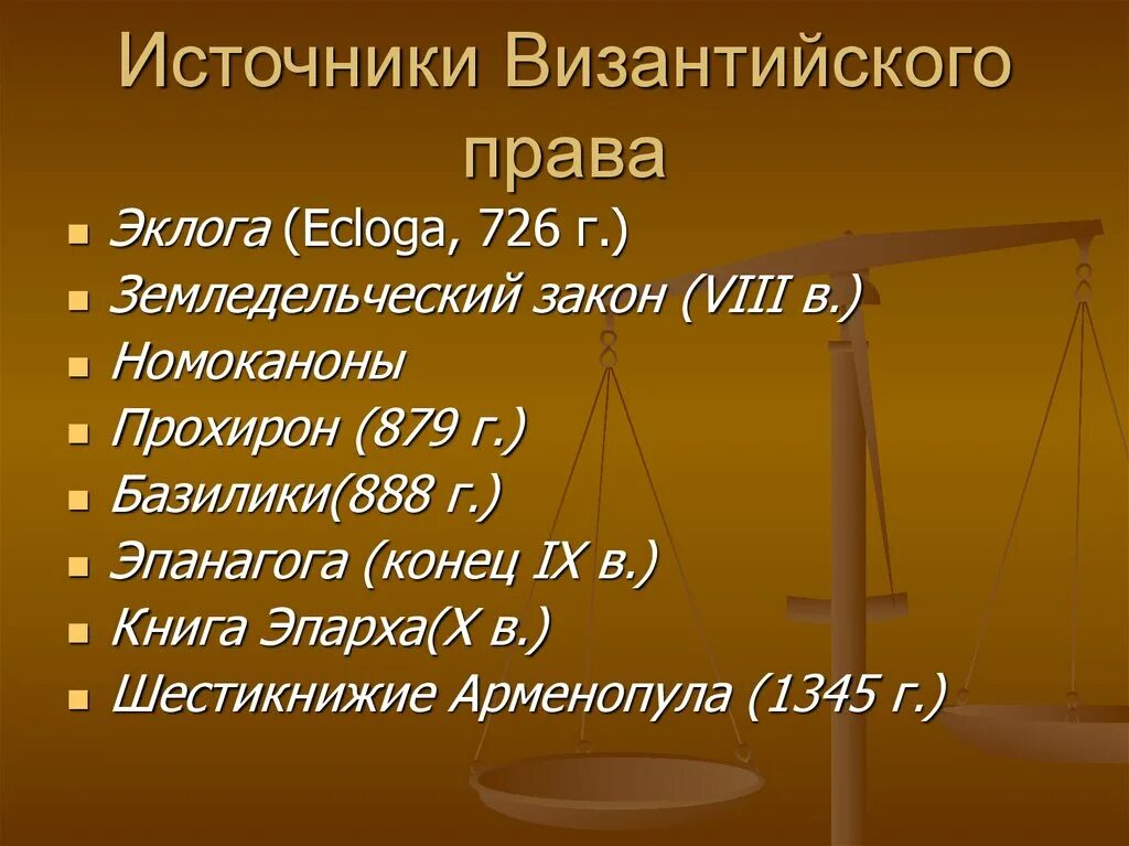 Раннее право. Источники права Византии. Основные источники византийского права. Источники и институты права Византийской империи. Характеристика источников византийского права.