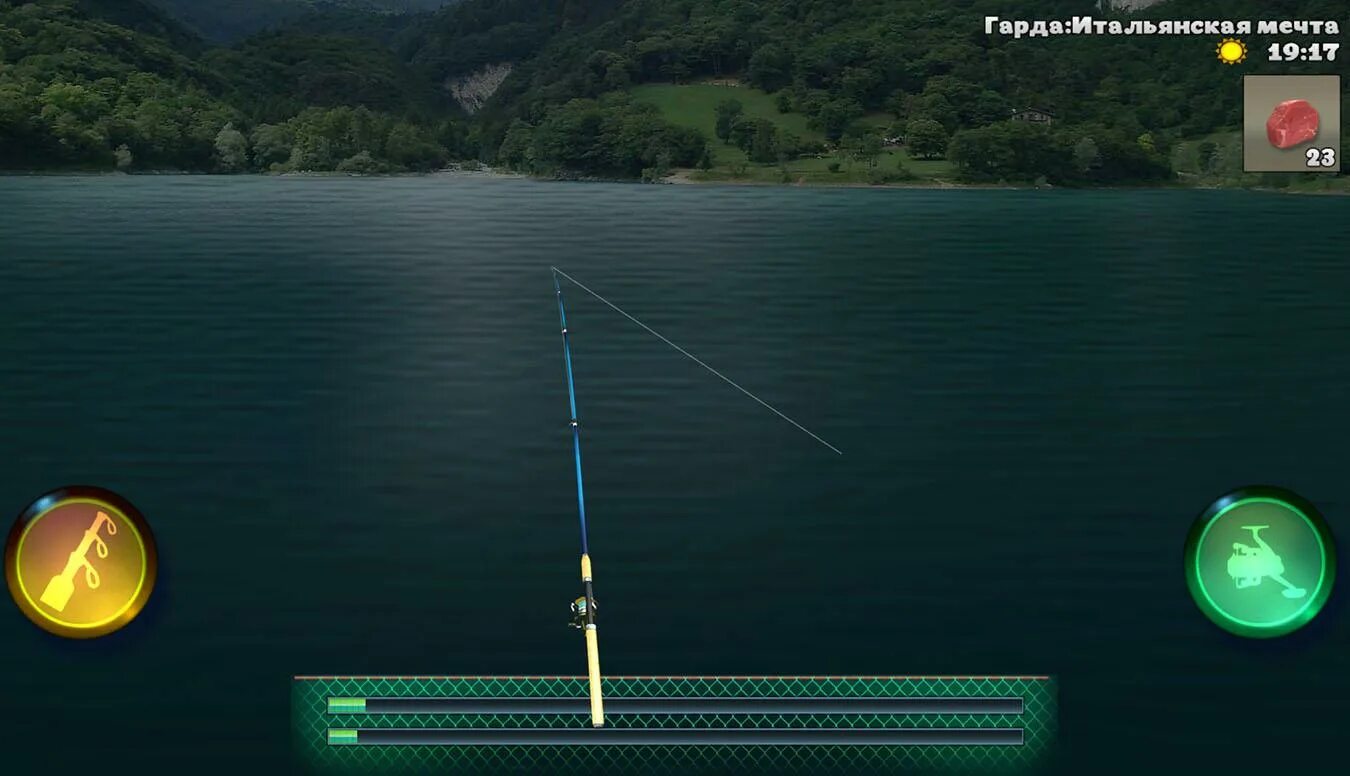 Exquisite fishing gameplay
