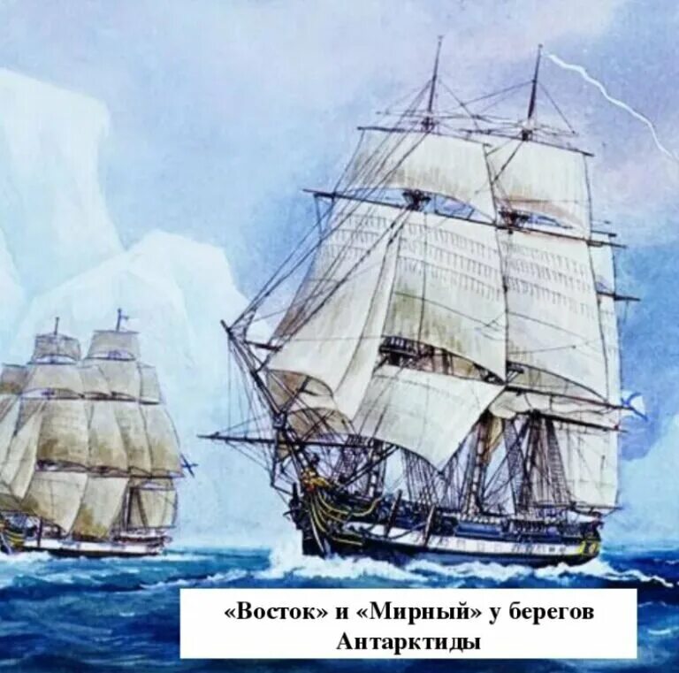 Кто командовал шлюпом восток. Шлюпы восток и мирный. Шлюп мирный и восток картины. Корабль восток и мирный беллинсгаузена. Шлюп мирный беллинсгаузена.