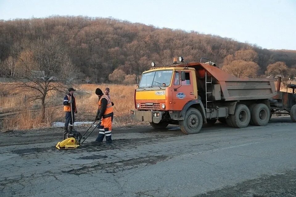 Автодорога «Шкотово – Партизанск». Рабочий в Партизанске. Наводнение в Партизанске Приморский край. Ремонт партизанск