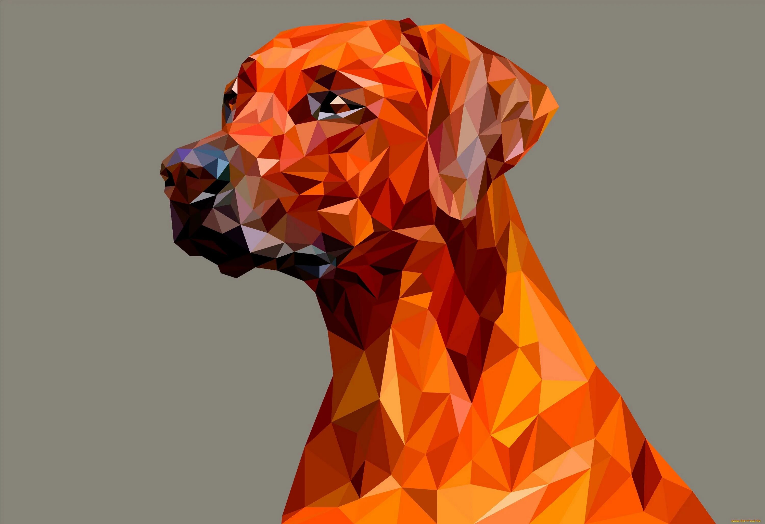 Полигональная Low Poly