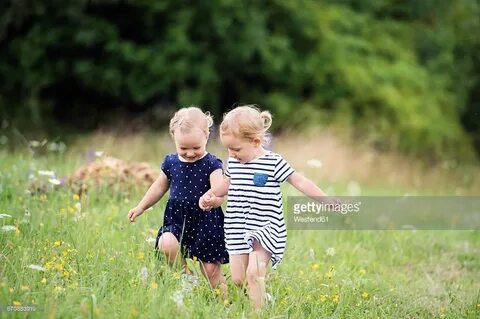 My sisters running