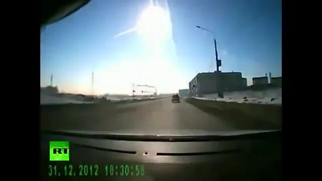 Очень суровый Челябинский метеорит - YouTube