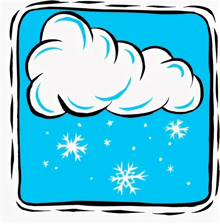 The weather was snowing