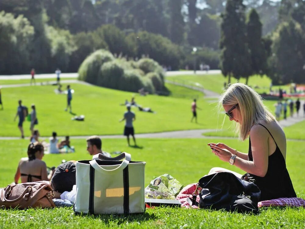 She s in the park. Пикник в парке. Парк с людьми. Парк Лондон пикник. People's парк.