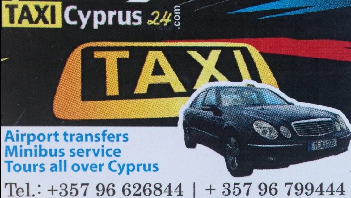 Такси на Кипре. Русское такси. Такси Пафос. Taxi Larnaca.