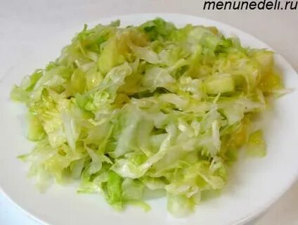 Приготовление салатов из капусты белокочанной