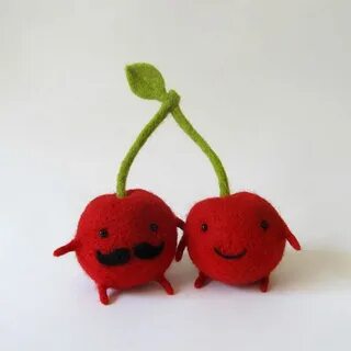 Felt cherry