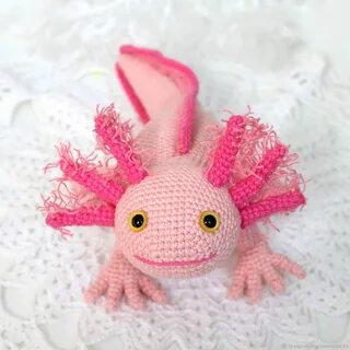 Аксолотль из бисера