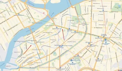 Мойка на карте санкт петербурга