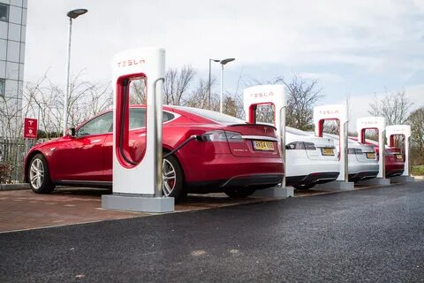 Зарядные станции tesla
