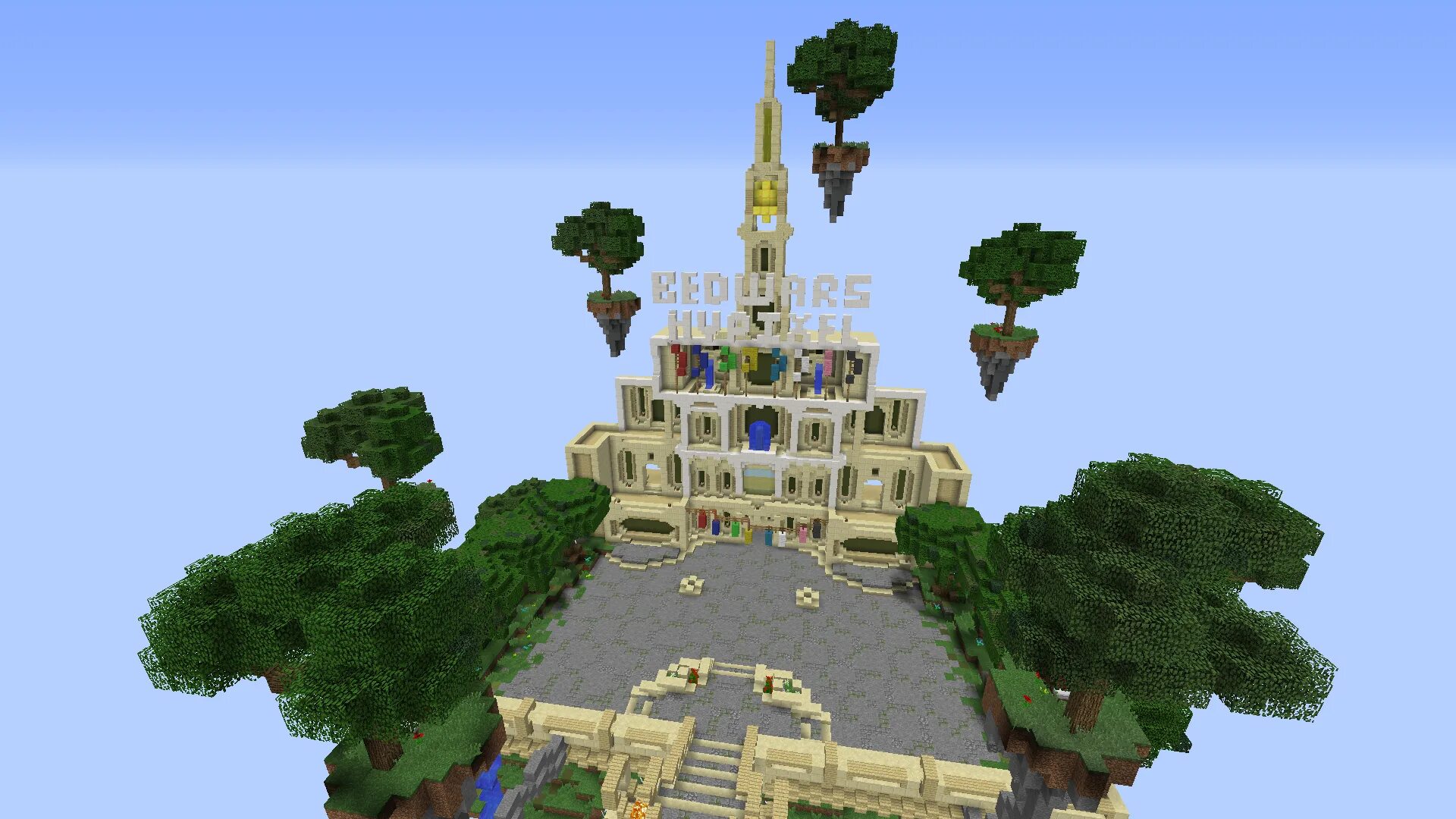 Skytils hypixel skyblock 1.8 9. Хайпиксель лобби бед варс. skyblock постройки. хайпиксель постройка. спавн хайпиксель.