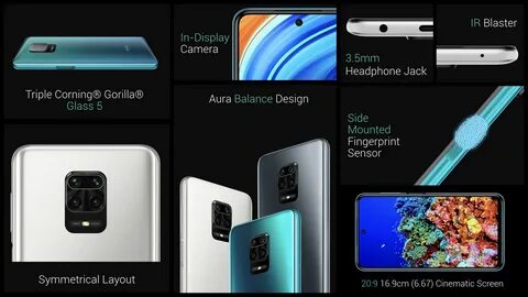 Redmi note 9 pro размер
