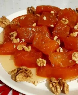 Тыква запеченная с грецкими орехами