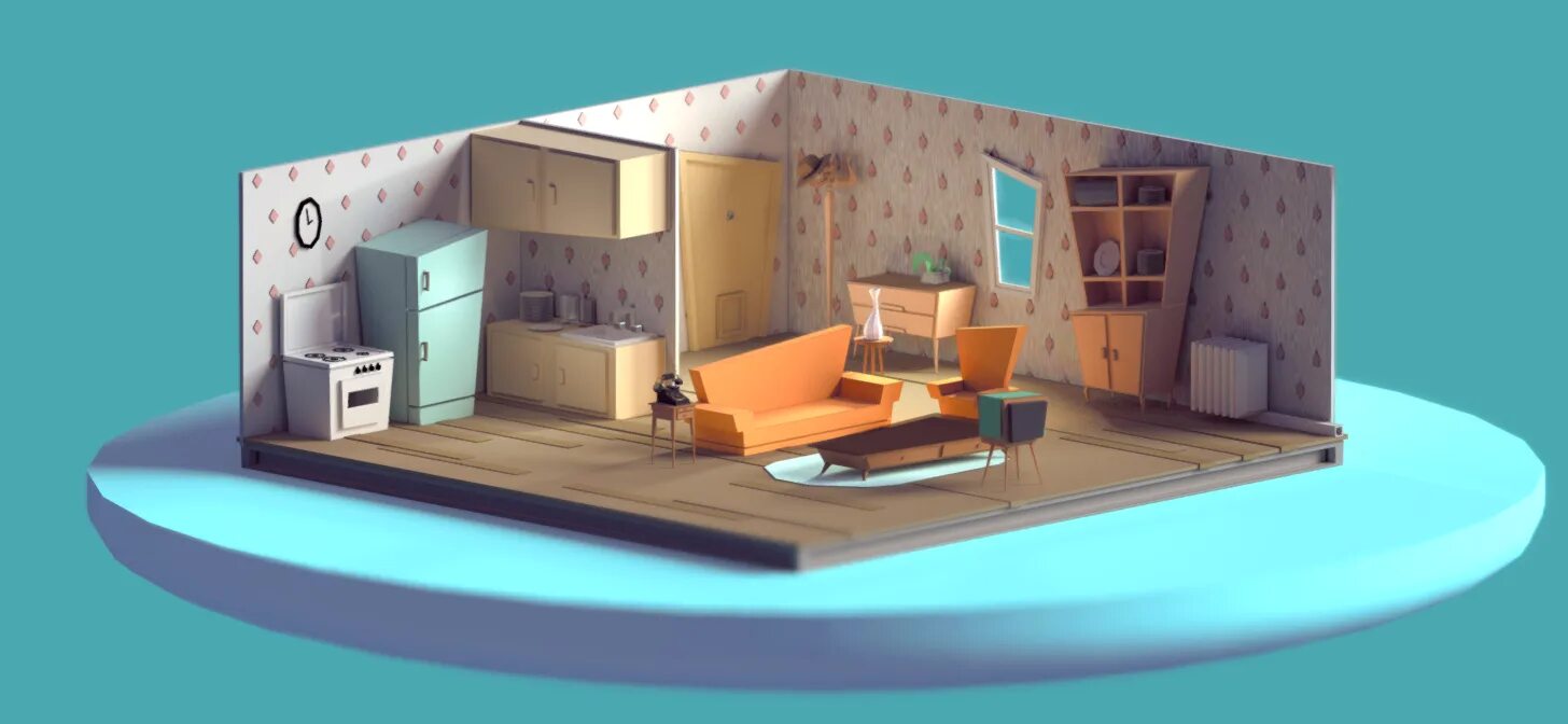 Комната блендер. 3д комната. blender модель комнаты. 3d модель комнаты. макет комнаты.