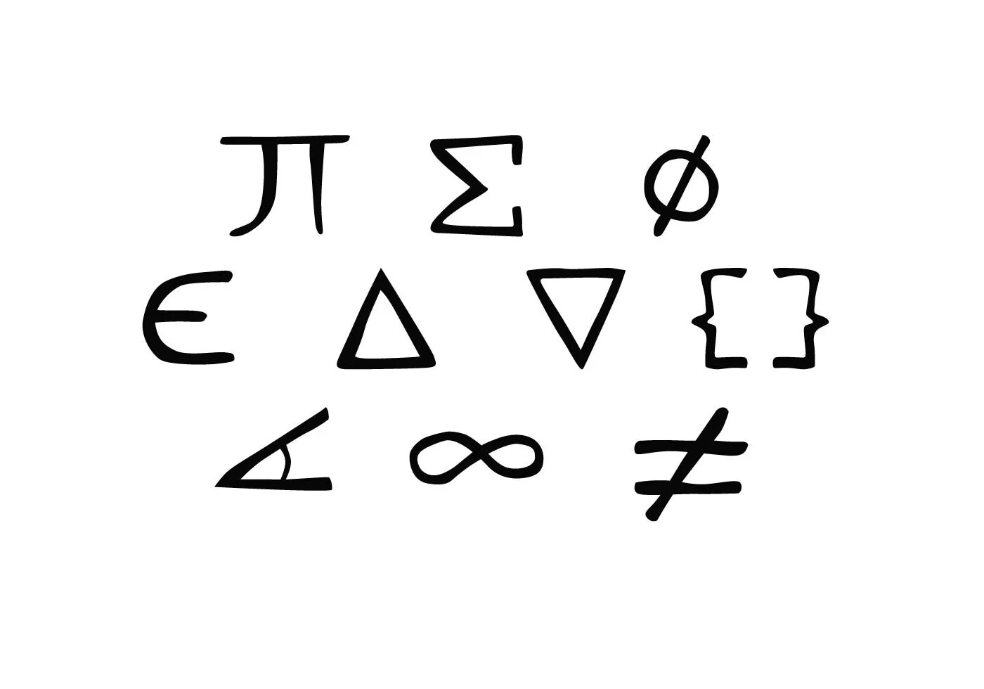 Math symbols. Математические значки. Математические знаки и символы. Математическая символика. Символ математики.