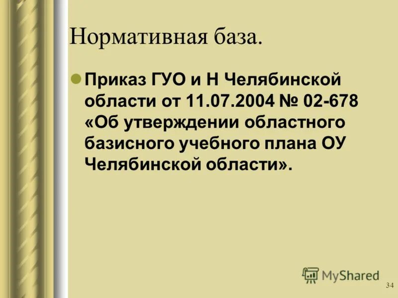 Приказы городского управления образования