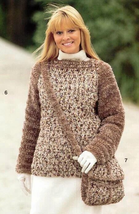 Джемпер из букле спицами модели и схемы Пин на доске Needles:cardigans