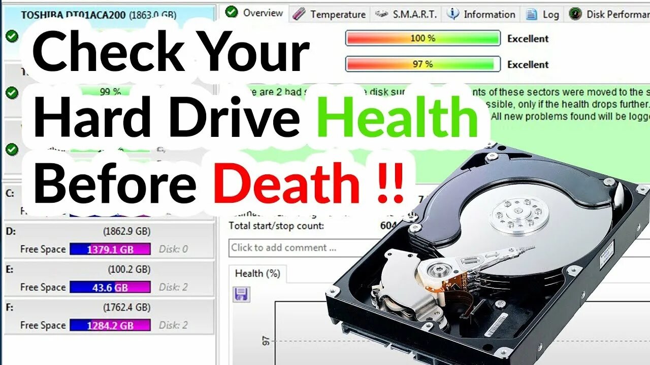Hdd check. Hdd health. hdd health check. how to check hdd health. how to check ssd health.