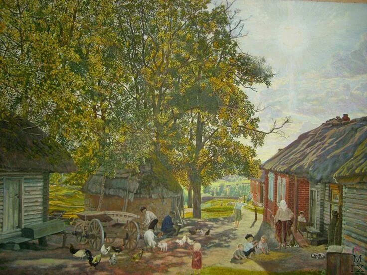 Шишкин деревенский двор. Картины александр шевелёв волга. Крестьянский двор 16 век. Добиньи крестьянский двор. Айвазовский крестьянский двор 1834.