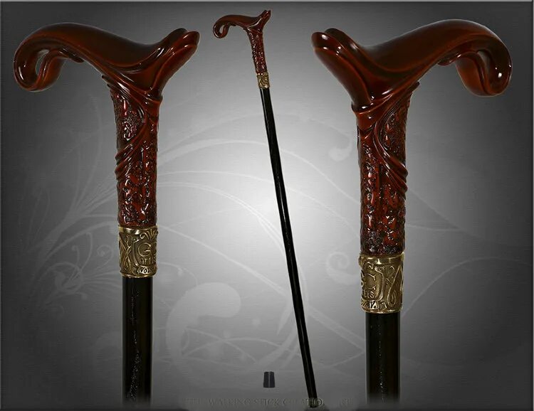 Трость - Dragon Walking Stick. Резьба шафта трости. Трость Рубин 2. Шафт трости.