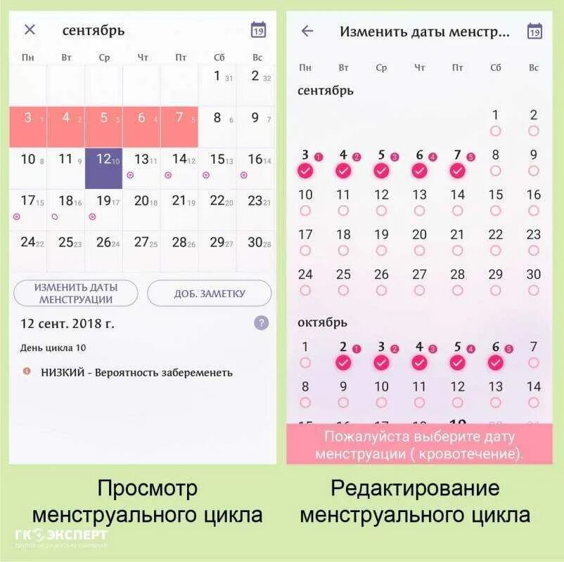 Сколько дней должны начаться месячные