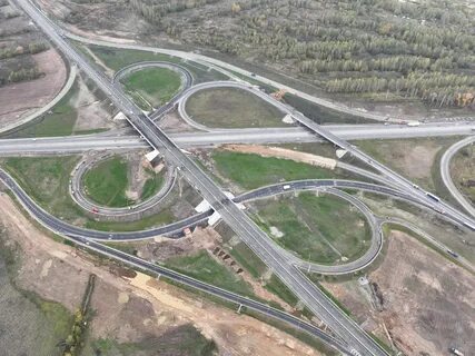 Участок дороги м12