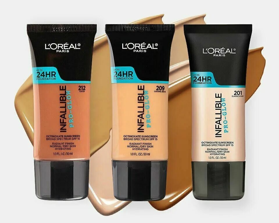 Тональная основа лореаль. Infaillible Loreal Foundation Pro Glow. L'Oreal Paris Makeup Infallible up to 24hr Pro-Glow Foundation, 202 creamy natural, 1. Re Glow Pro.