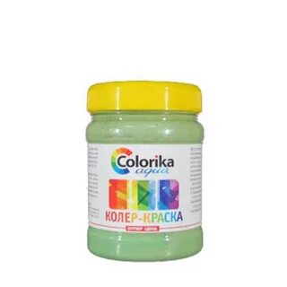 Краска колер цвета фисташковый