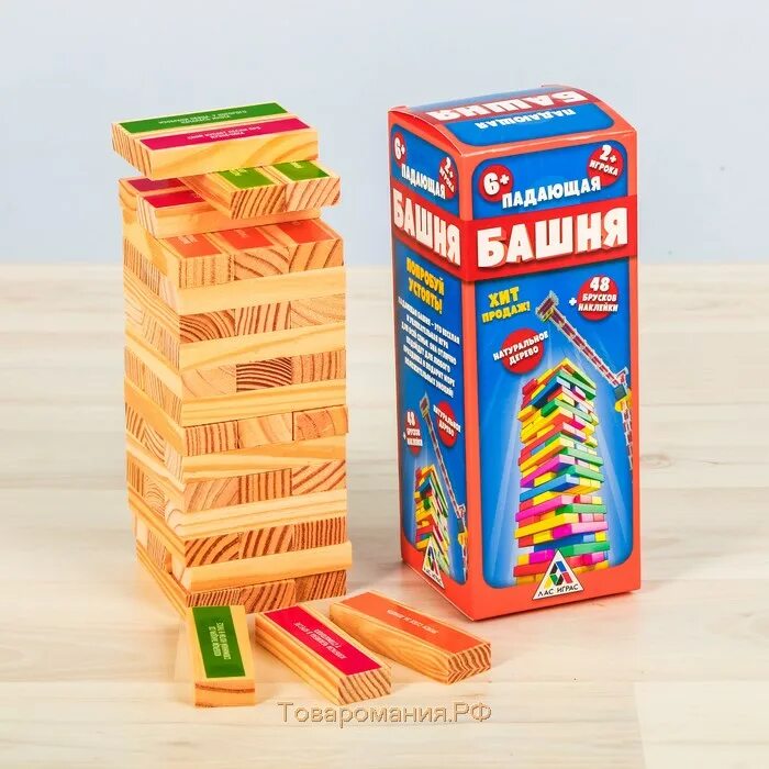 Игра дженга башня