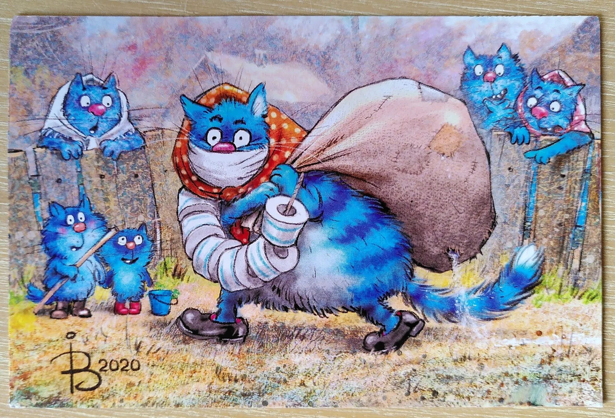 голубые коты ирины зенюк. голубой кот. синие коты стикеры.