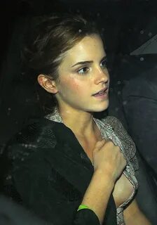 Emma Watson nip slip. 