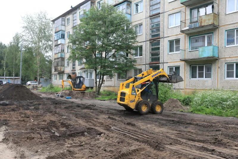 Благоустройство Архангельск. Ленинградский 277 Архангельск.