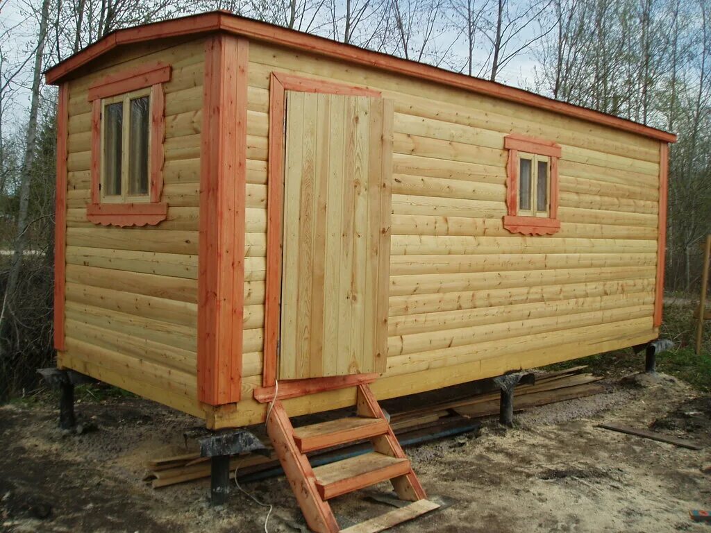 Мобильная баня (6х2 м / 6х2,4 м / 6х3 м) с крыльцом. Баня из бруса 6х2. Перевозная баня под ключ недорого. Баня перевозная готовая. Перевозная баня под ключ недорого.