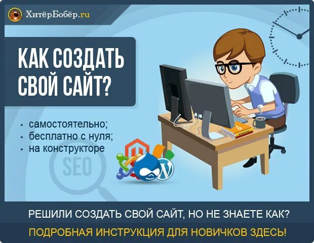 Сайт пишет сам. Как создать свой сайт. создание сайтов для новичков. создать сайт с нуля. свой сайт с нуля.