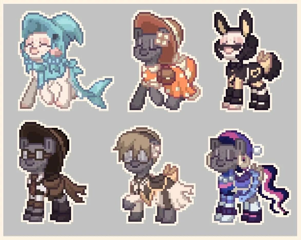 Пайпер пони Таун. PONYTOWN Skin одежда.