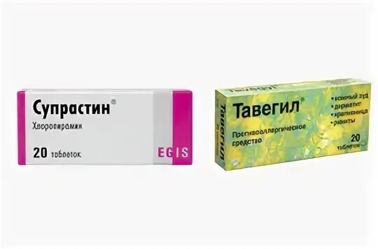 Супрастин при ожогах