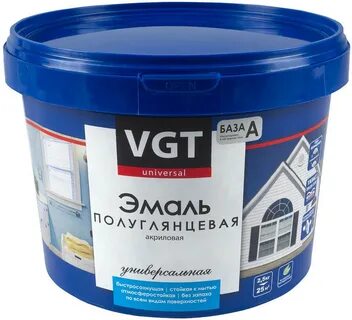 Эмаль для пола акриловая полуглянцевая