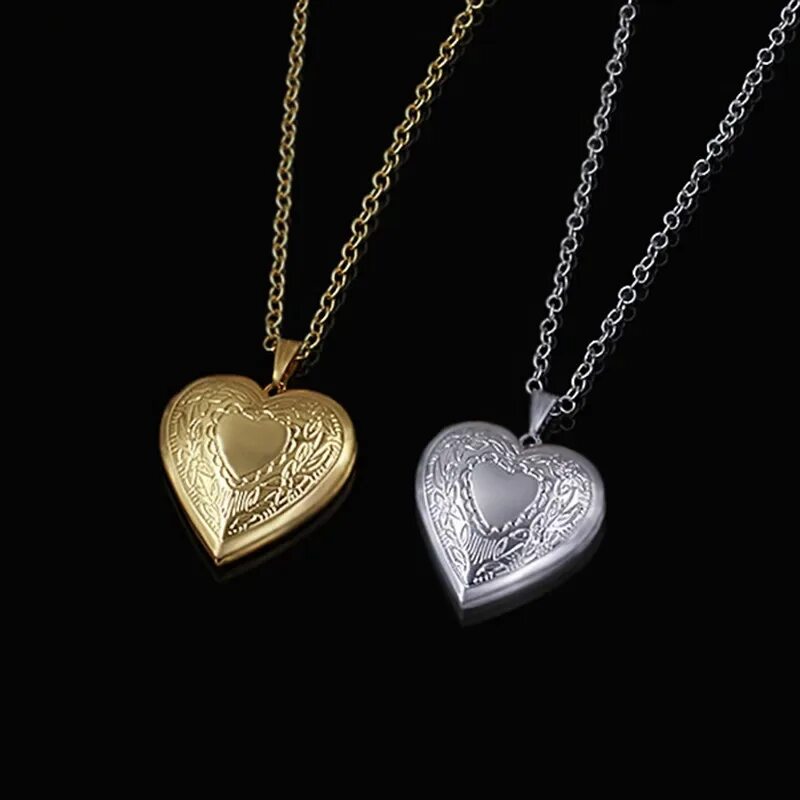 Купить Wholesale 925 Sterling Silver Locket Heart Love Necklace Photo Picture 18