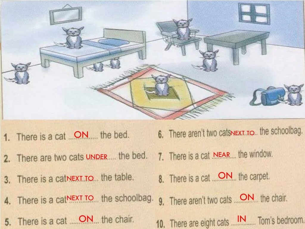 Предлоги места in on under. There is there are и предлоги места. There is there are предлоги места упражнения. Предлоги in on under в английском языке. There were once two