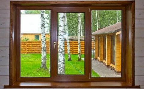 Пластиковые окна с ламинацией