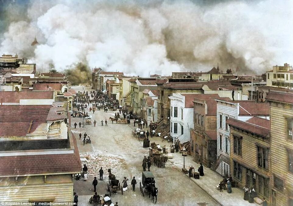 Сан франциско 1906 год. Сан франциско до землетрясения 1906. Сан франциско market fire 1906. Пожар в сан франциско 1906. Землетрясение и пожар в сан-франциско в 1906 году.