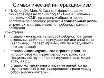 Автором концепции символического интеракционизма является