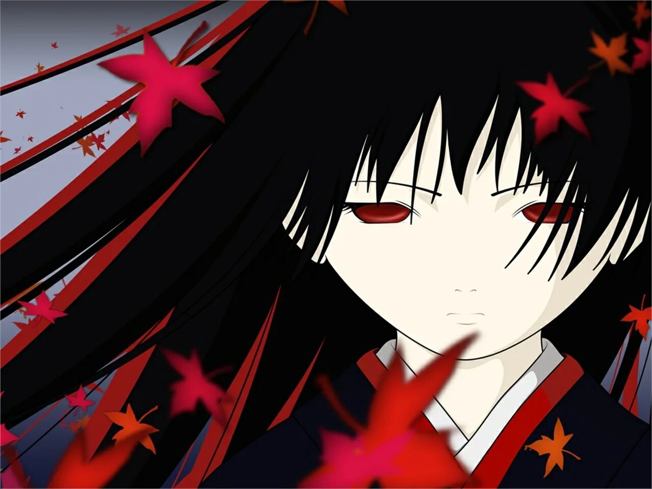 Jigoku Shoujo Enma ai. Jigoku Shoujo Futakomori. Адская девочка мультсериала