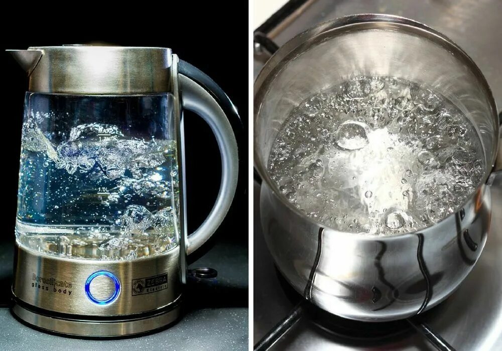 Вскипятить воду что будет