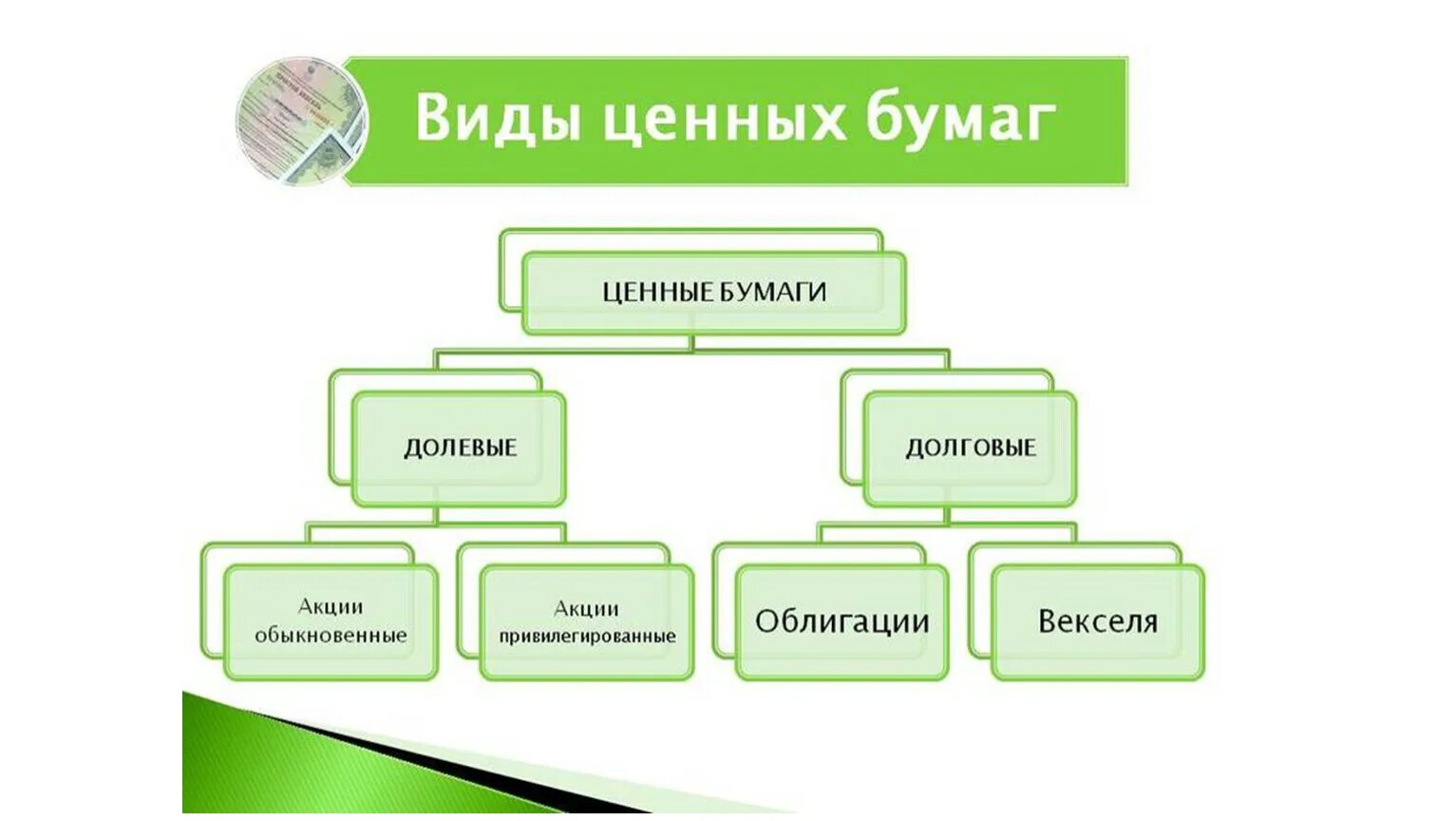 Акция является долевой. Долевые и долговые ценные бумаги. Виды ценных бумаг. Долевые ценные бумаги виды. Виды долговых бумаг.