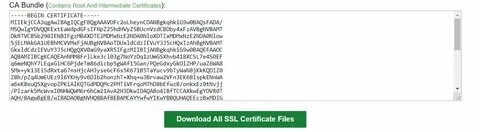 Ssl verify failed