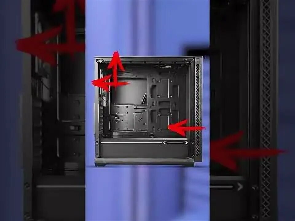 Эскизы КАК СНЯТЬ ПЕРЕДНИЙ КОРПУС КОМПЬЮТЕРА