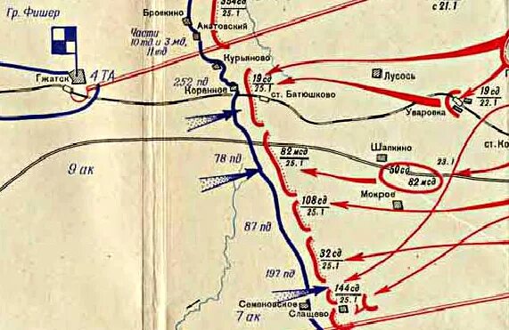 53 сд. Бои на реке Воря 1942. 5 Армия Западного фронта. Васильковский узел сопротивления немцев. Карта боев в Можайском районе.