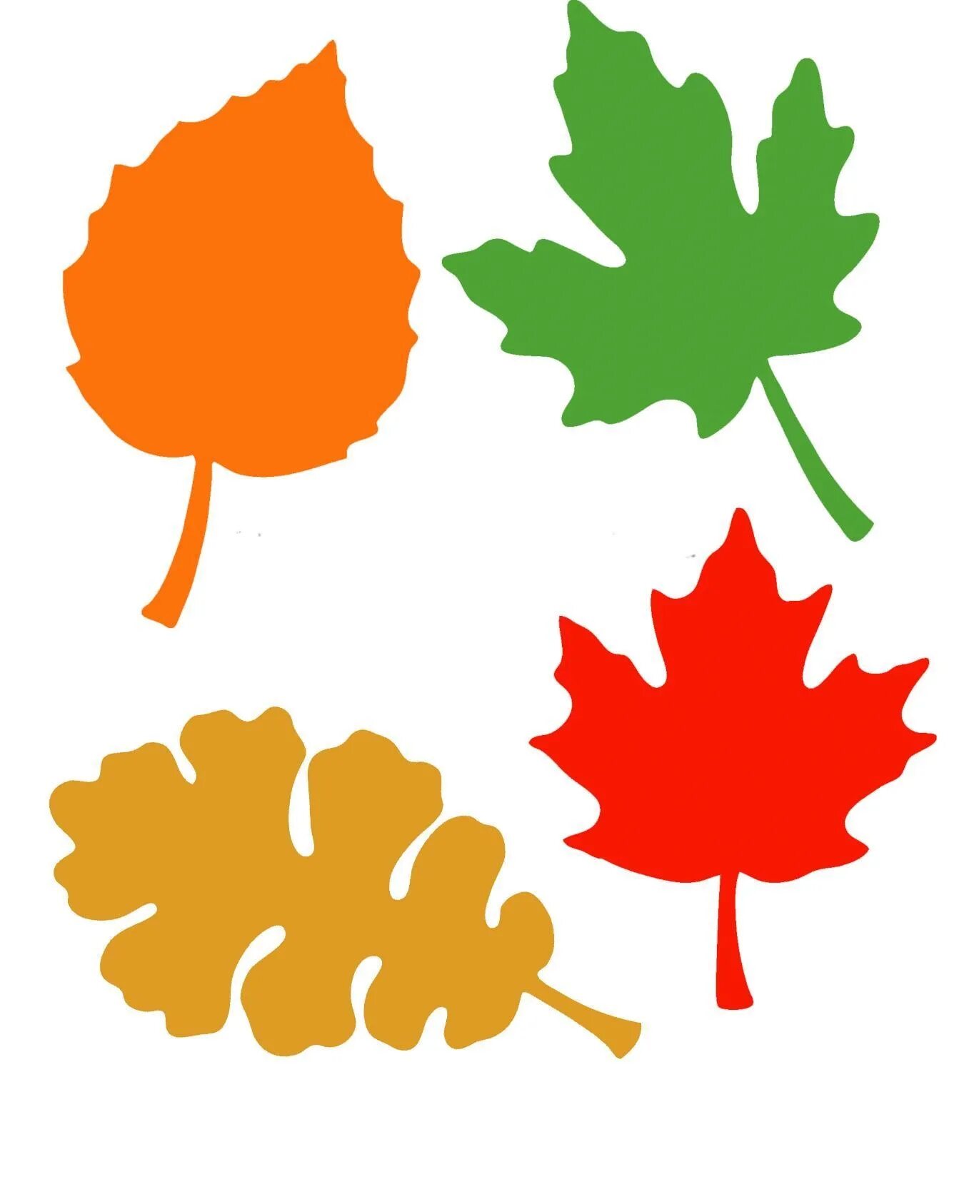 Осенние листья для вырезания. Цветной лист. Дерево с цветными листьями. Листья для вырезания цветные.